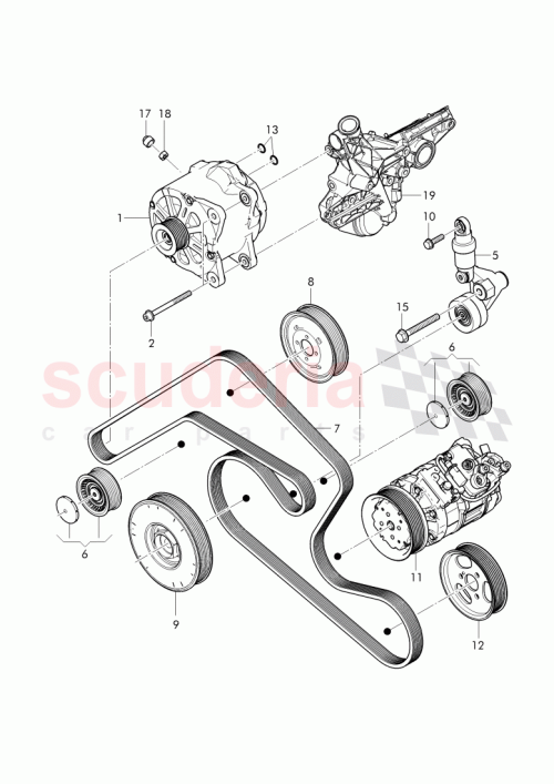 Part Diagram for Bentley 07D903315J