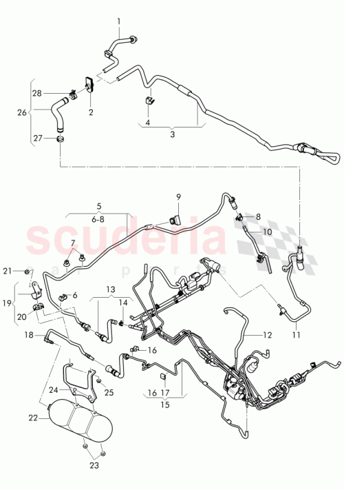Part Diagram for Bentley 3W1 612 041 AT
