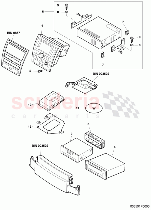 Part Diagram for Bentley 8E0 035 593 Q
