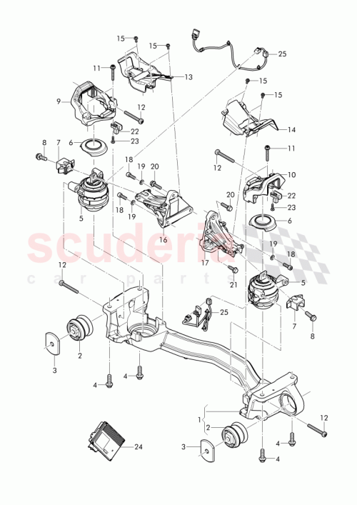 Part Diagram for Bentley 3Y0 199 205 F