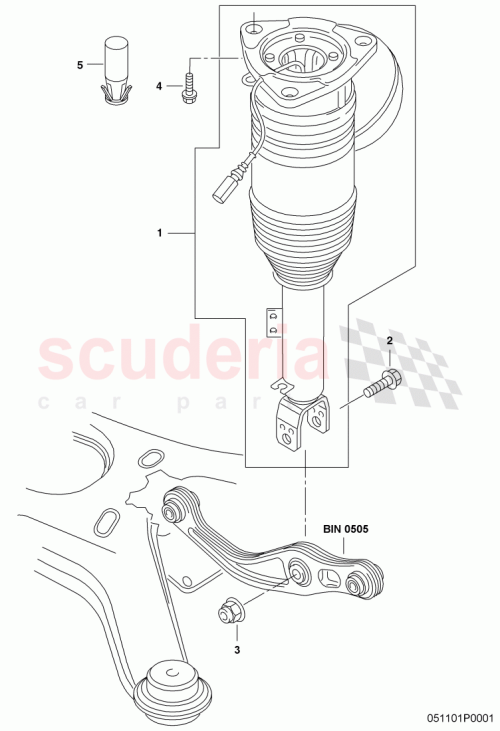 Part Diagram for Bentley 4E0616155A