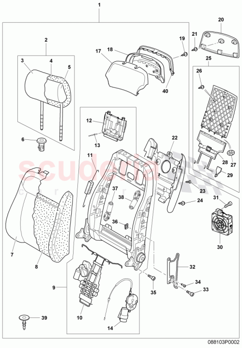Part Diagram for Bentley 3W5881576E