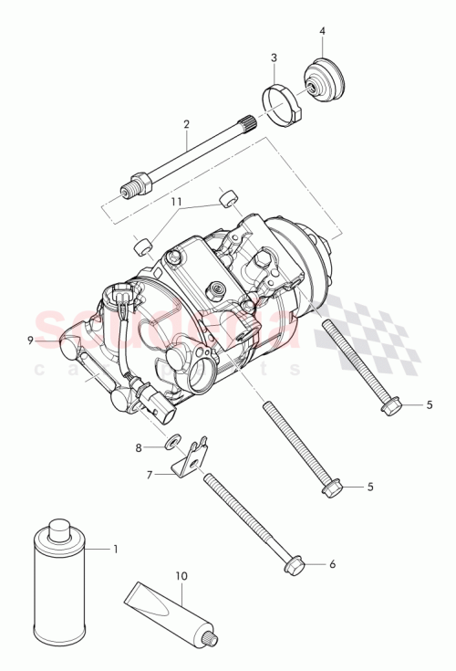 Part Diagram for Bentley 4G0 816 803 G