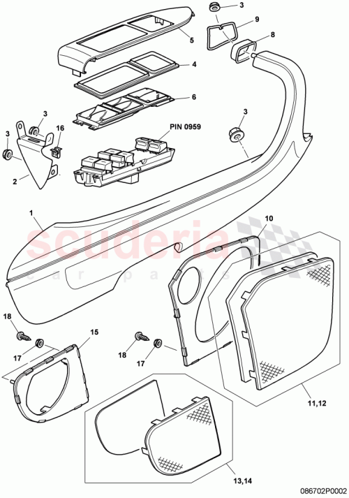Part Diagram for Bentley 3W0 867 163