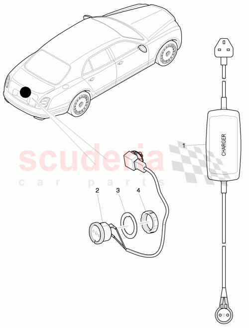 Part Diagram for Bentley 3Y0 915 685 M