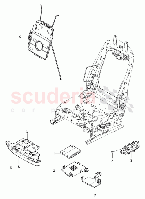 Part Diagram for Bentley 4W0 959 765 B