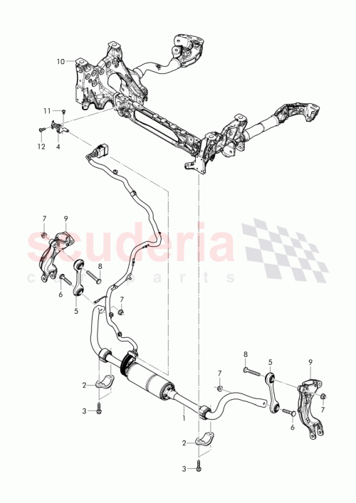 Part Diagram for Bentley WHT 007 422