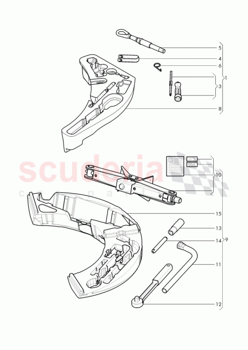 Part Diagram for Bentley 3W0 012 023 D