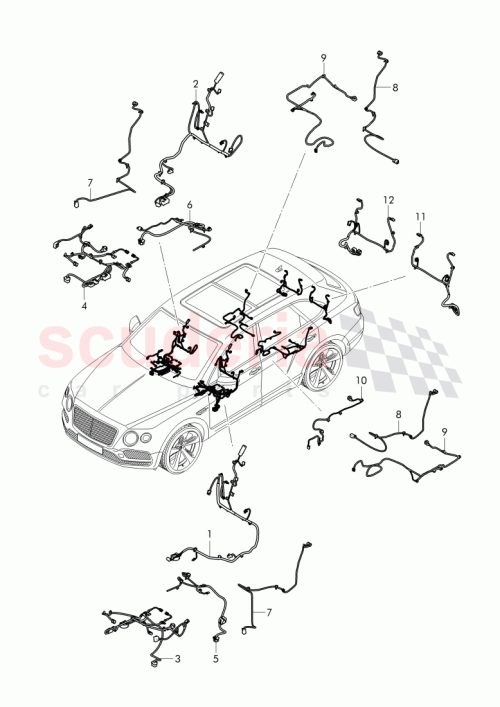 Part Diagram for Bentley 4M0 971 392 B