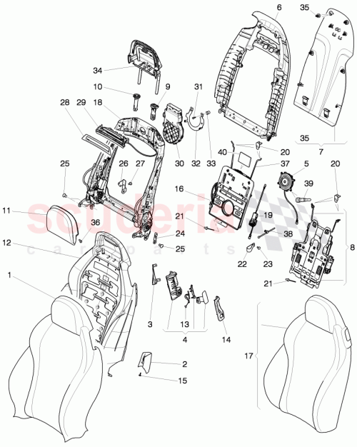 Part Diagram for Bentley 8F0963579A