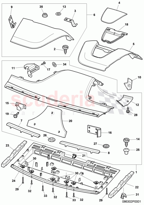 Part Diagram for Bentley 3W0867579