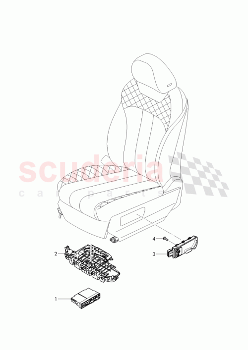 Part Diagram for Bentley 36A 959 748 B