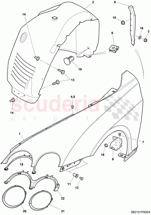 Part Diagram for Bentley 3W8807763C