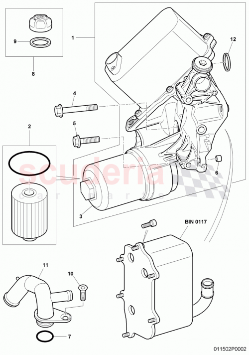 Part Diagram for Bentley 07C115562E