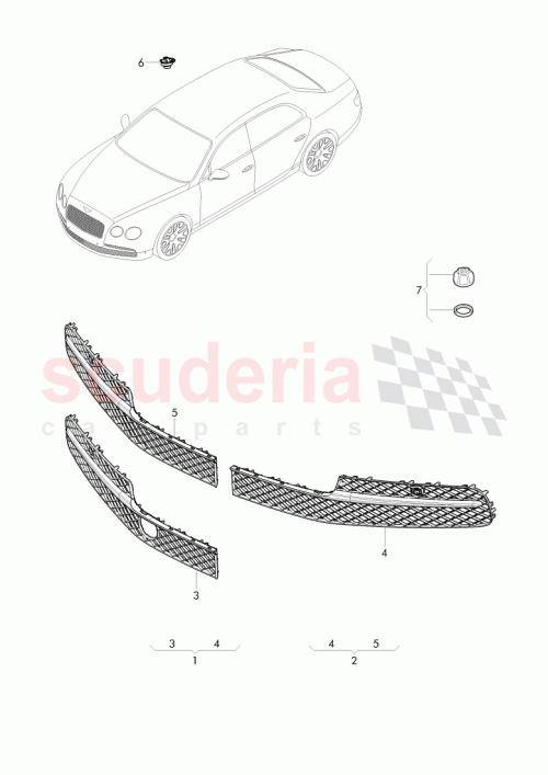 Part Diagram for Bentley JNV 807 667 D