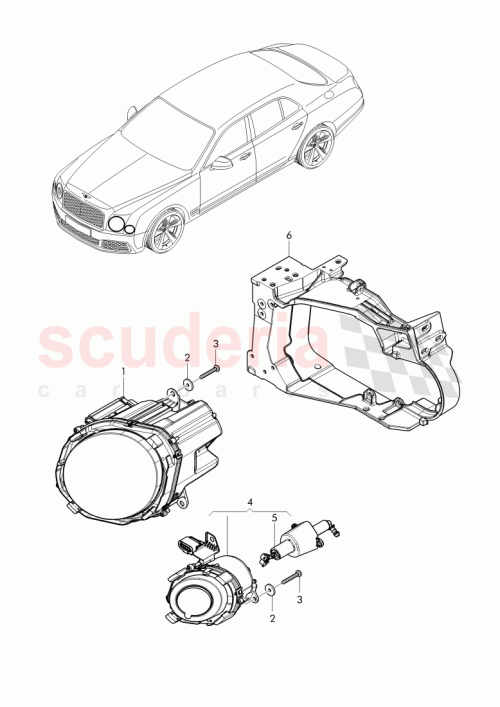 Part Diagram for Bentley 3Y1 941 017 P