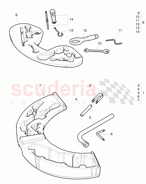 Part Diagram for Bentley 3W0 012 021 L