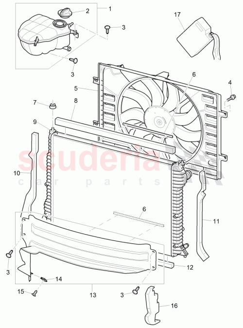 Part Diagram for Bentley 3W5121281B