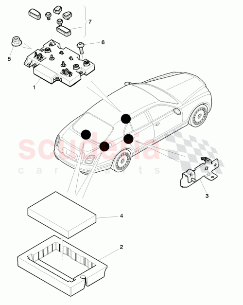 Part Diagram for Bentley 3Y2959905B