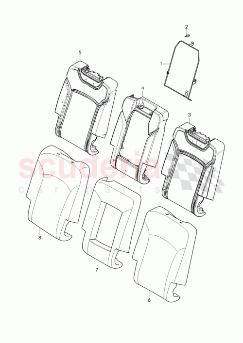 Part Diagram for Bentley 36A 886 755 C