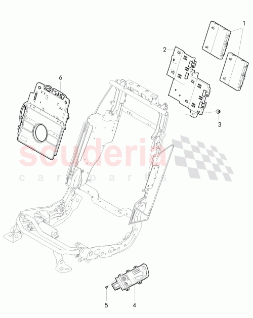 Part Diagram for Bentley 4W0 959 115 A