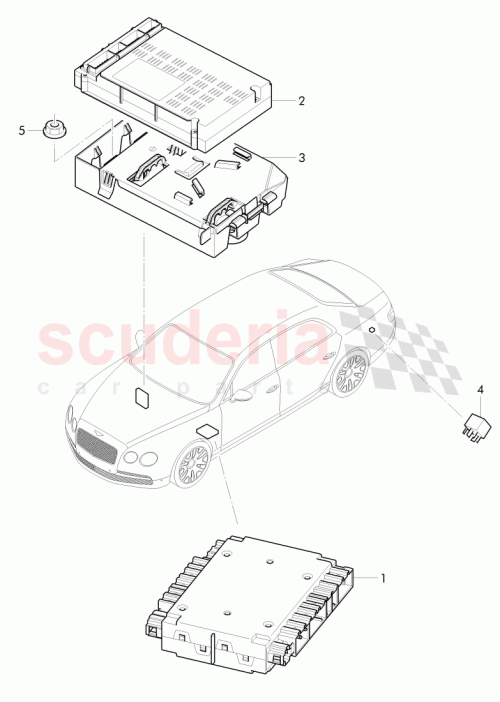 Part Diagram for Bentley 4W0 907 307 A