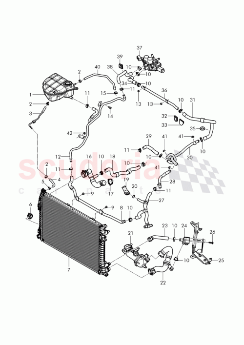 Part Diagram for Bentley 3W1 121 516 A