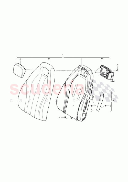 Part Diagram for Bentley 3W8 885 806 L