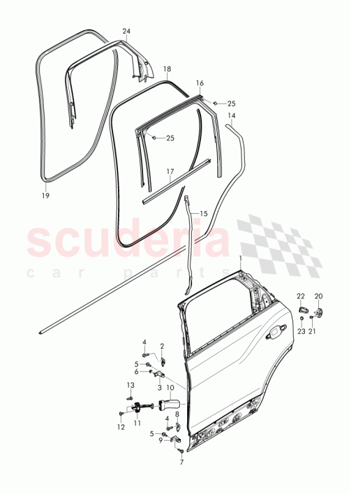 Part Diagram for Bentley 36A833721B