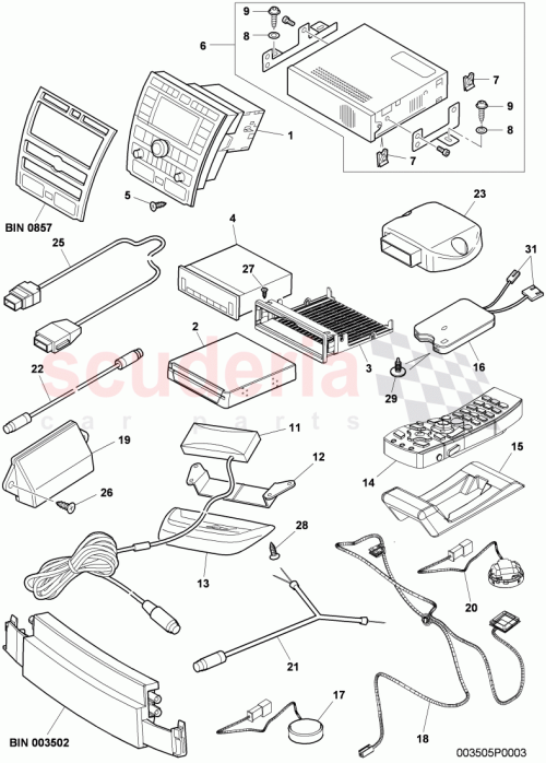 Part Diagram for Bentley 3W0 035 415