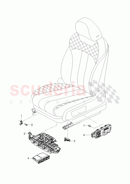Part Diagram for Bentley 4M1 959 760 G