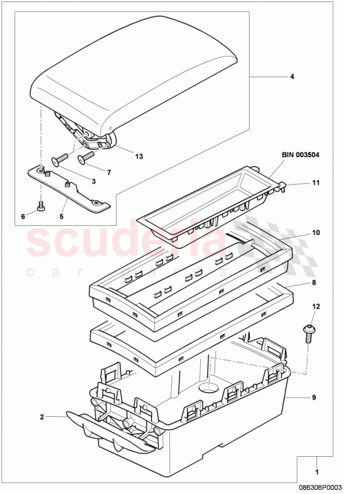 Part Diagram for Bentley 3W8 864 209 C