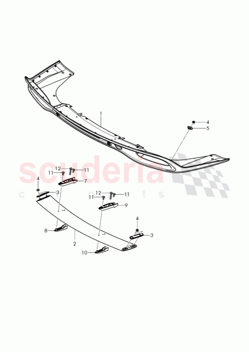 Part Diagram for Bentley 3W3 807 433 J