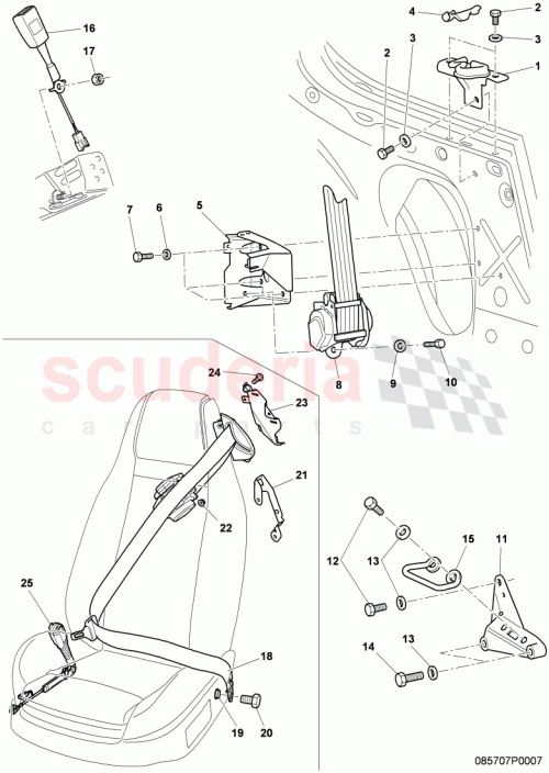 Part Diagram for Bentley 3W3857706C