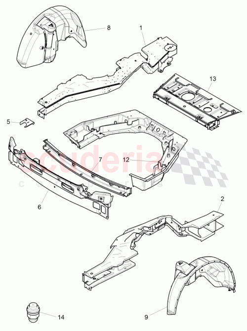 Part Diagram for Bentley 3Y0 803 055 C