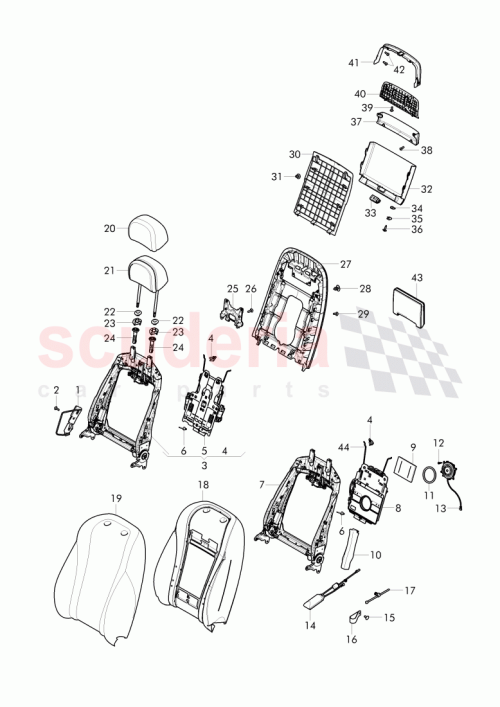 Part Diagram for Bentley 3Y5881046A