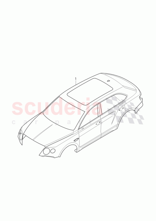 Part Diagram for Bentley 36B 800 433 A