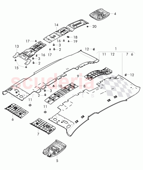 Part Diagram for Bentley 4W0 867 501 A