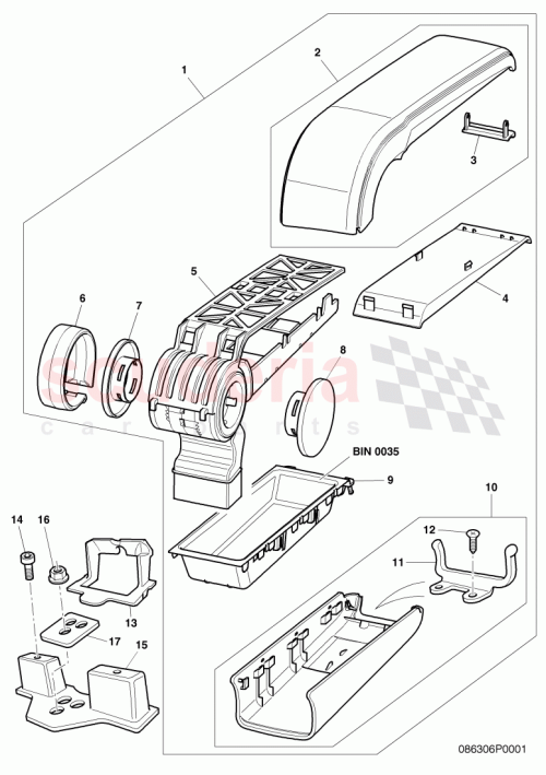 Part Diagram for Bentley 3W0 864 209 G