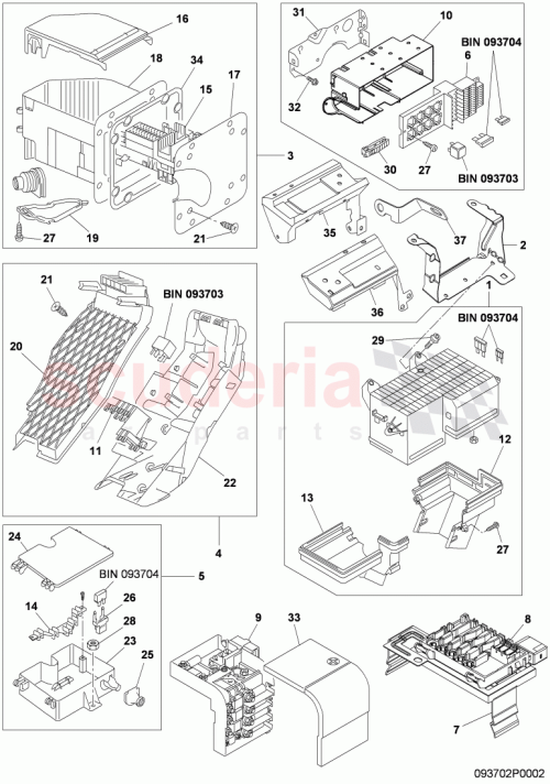 Part Diagram for Bentley 3D0937495A
