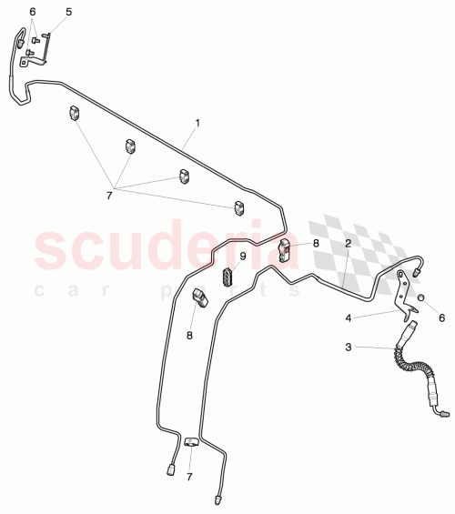 Part Diagram for Bentley 3W0611775J
