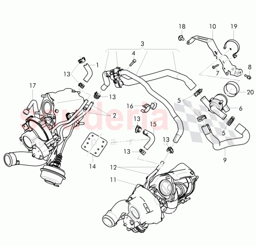 Part Diagram for Bentley 4Z7 121 703