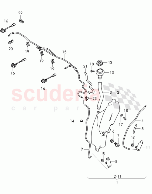 Part Diagram for Bentley 3W0 955 449 J