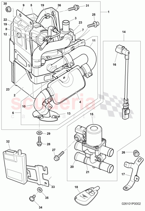 Part Diagram for Bentley 3D0963213A