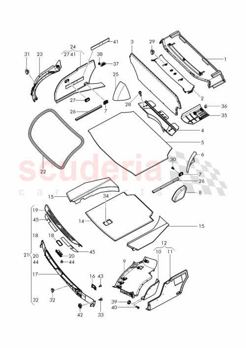 Part Diagram for Bentley 3Y5 861 952 E