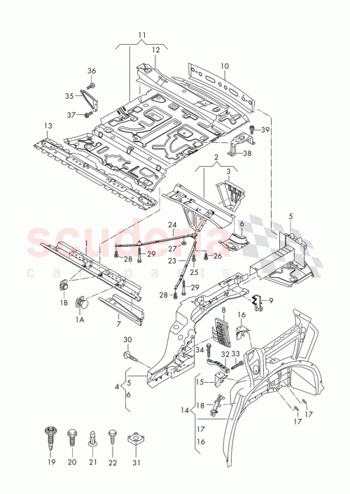 Part Diagram for Bentley 4M0 803 531 C