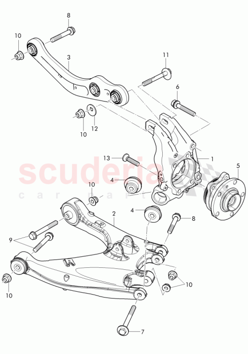 Part Diagram for Bentley 4W0 505 435