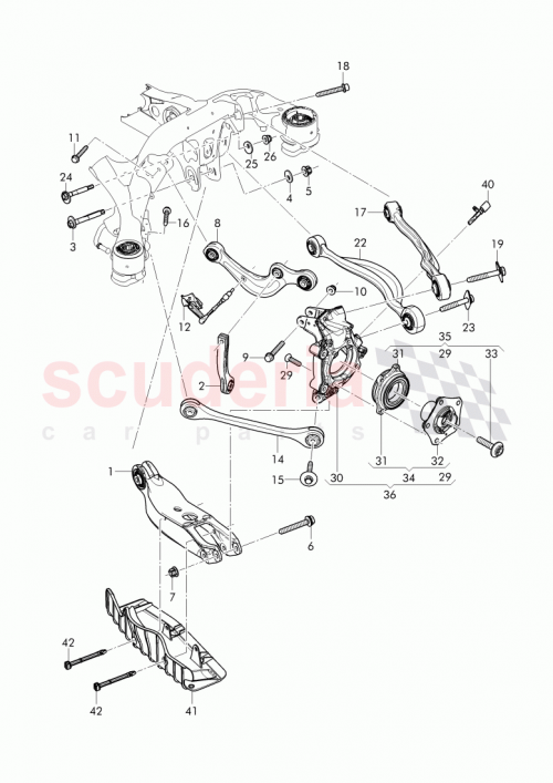 Part Diagram for Bentley WHT 007 828
