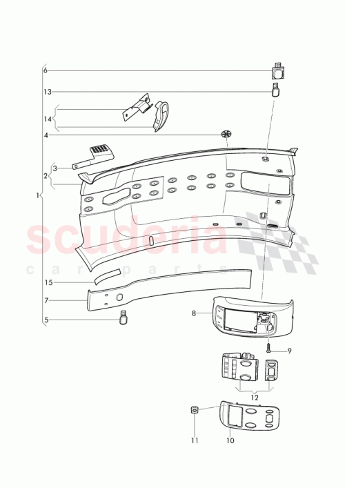Part Diagram for Bentley 3W8 867 503 AJ