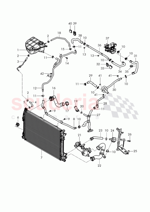 Part Diagram for Bentley 3W0 122 101 G